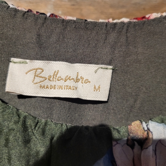 Bella Bra Floral Green Women's Top - Picture 2 of 4